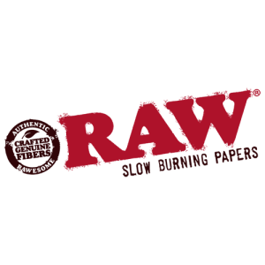 Raw Slow Burning Papers Logo - Pipe King LLC Los Angeles Wholesale Accessories