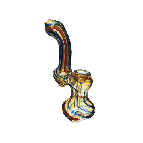 Stylish medium glass bubbler for herbs – Pipe King LLC LA Wholesale Smoke Shop and Accessories
