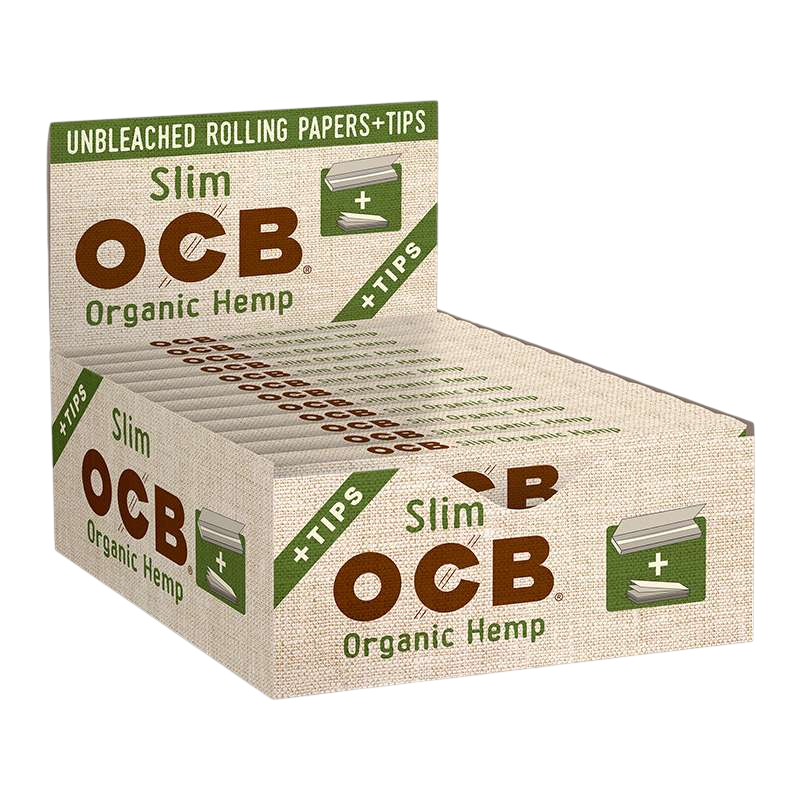 OCB rolling papers and tips distributed by Pipe420, the best wholesale distributor glass pipes for smoking LA.