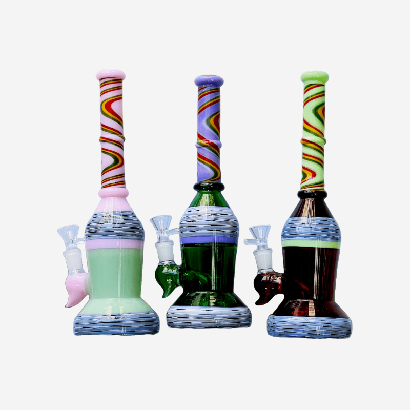 12-inch Reversible Water Pipe by Pipe King LLC – distributed by Pipe420 | Wholesale glass pipe distributors LA USA best wholesale glass pipe distributors LA