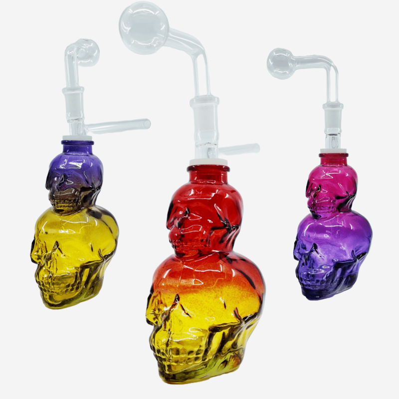 DOUBLE SKULL OIL BURNER