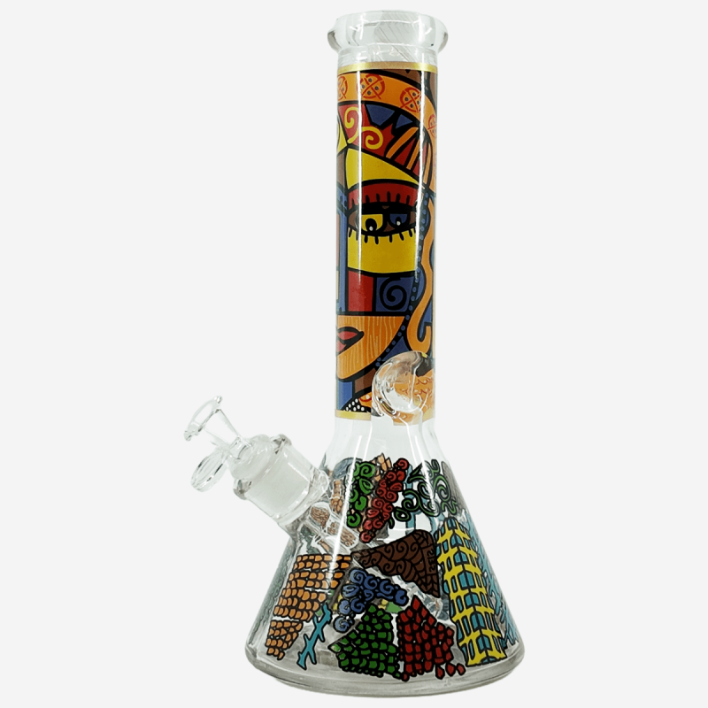 12.5-inch 7mm Beaker Water Pipe Multi-Color Set by Pipe King LLC – distributed by Pipe420 | Wholesale glass pipe distributors LA USA best wholesale glass pipe distributors LA