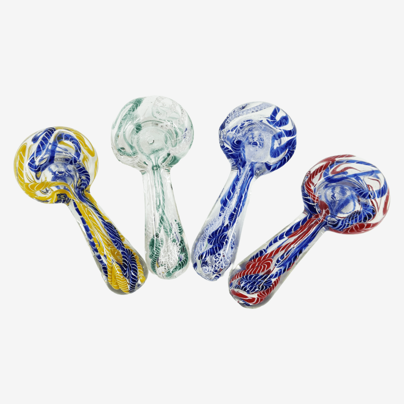 3.5 inch slime line hand pipe – Pipe King LLC LA Wholesale Smoke Shop and Accessories