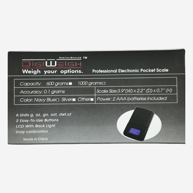 Digi Weigh DW-1000BC digital scale – Pipe King LLC LA Wholesale Smoke Shop and Accessories