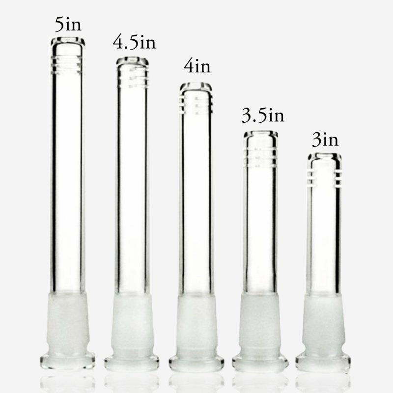Pack of 5 glass downstems, size 14mm to 14mm – Pipe King LLC Los Angeles Wholesale Accessories