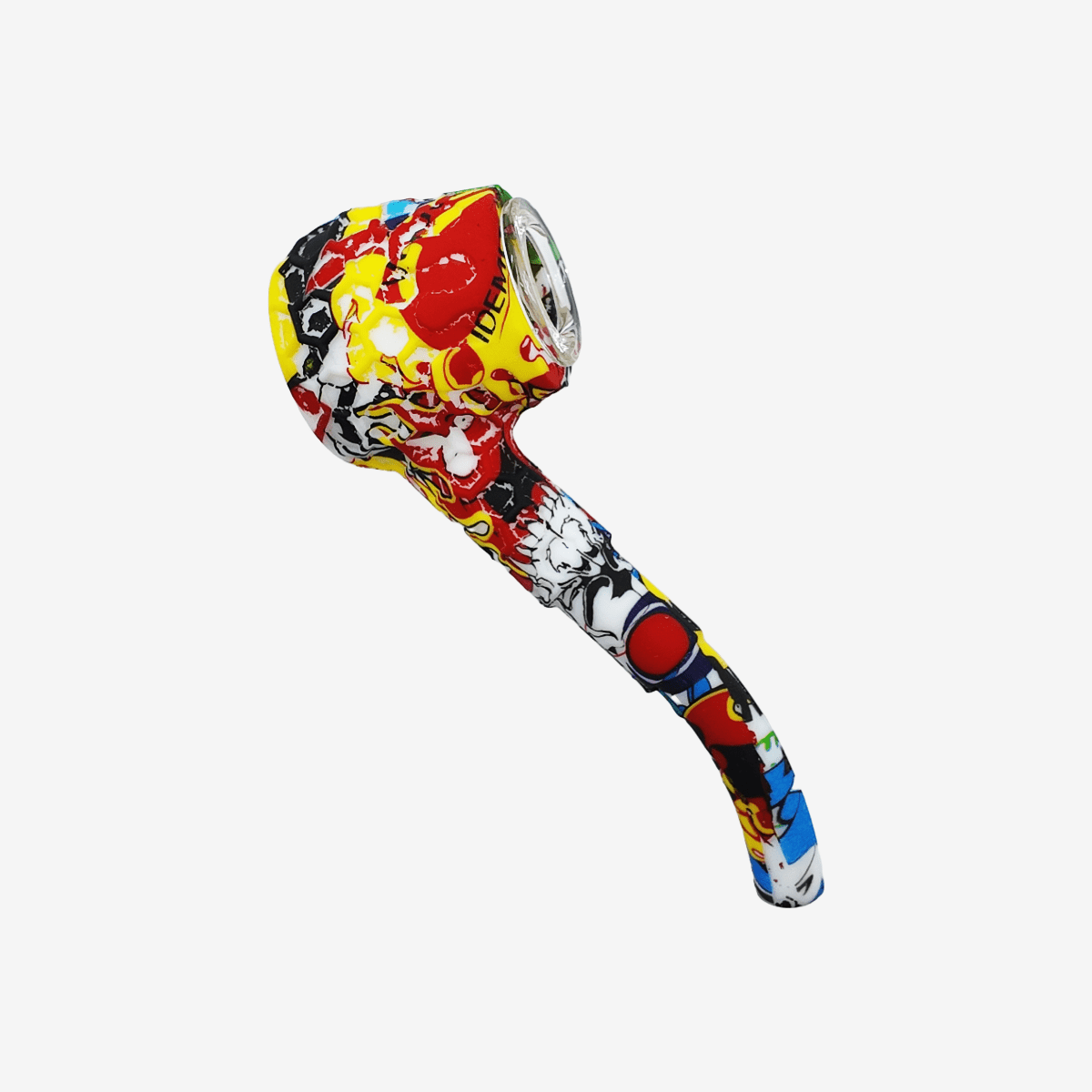 Untitled-2024-08-30T131452.992.png Durable printed 4.5 inch silicone hand pipe – Available at Pipe King LLC LA Wholesale Smoke Shop