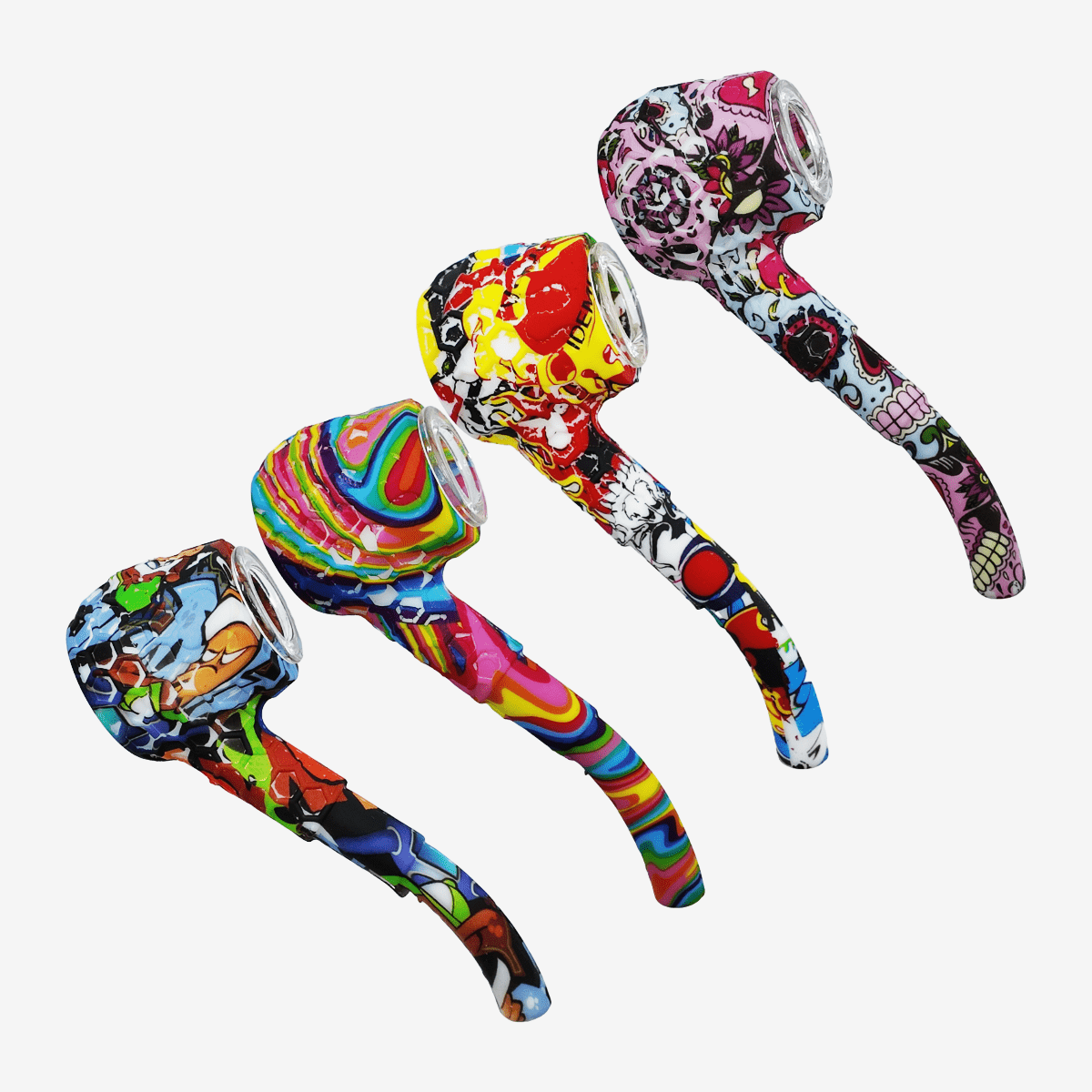 Untitled-2024-08-30T131942.203.png 4.5 inch printed silicone hand pipe – Pipe King LLC LA Wholesale Smoke Shop and Accessories