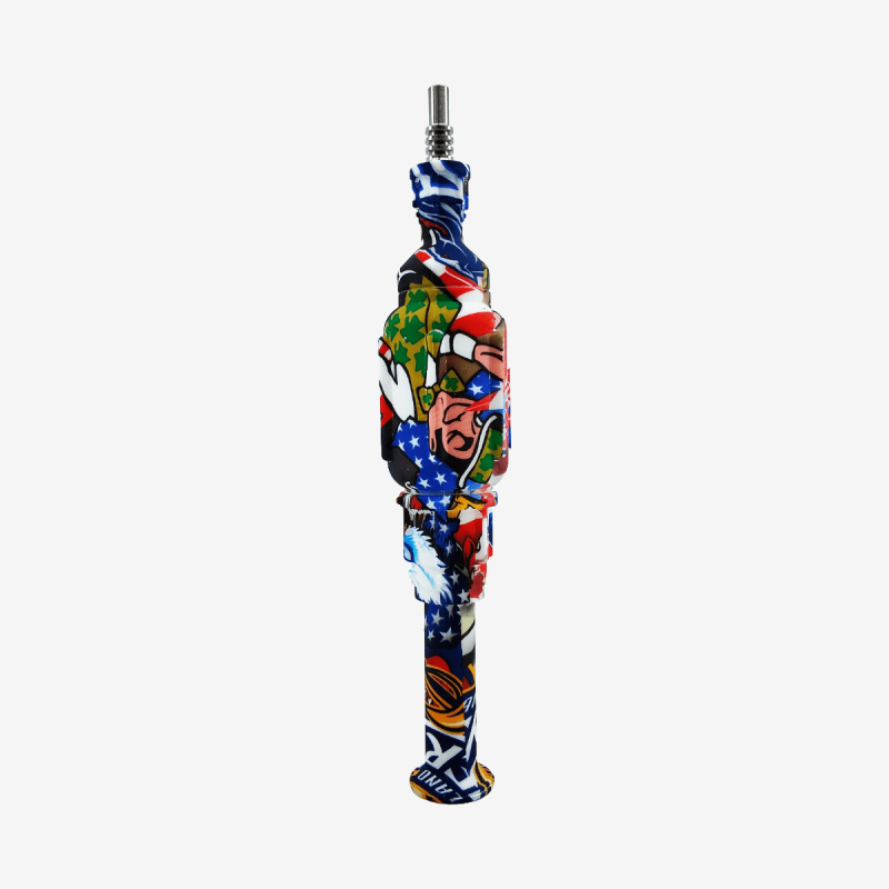 10mm printed cylindrical nectar collector – Pipe King LLC LA Wholesale Smoke Shop and Accessories