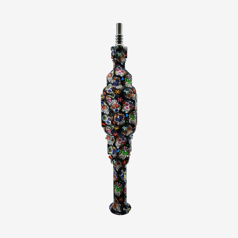Compact 10mm printed cylindrical nectar collector – Pipe King LLC LA Wholesale Smoke Shop and Accessories