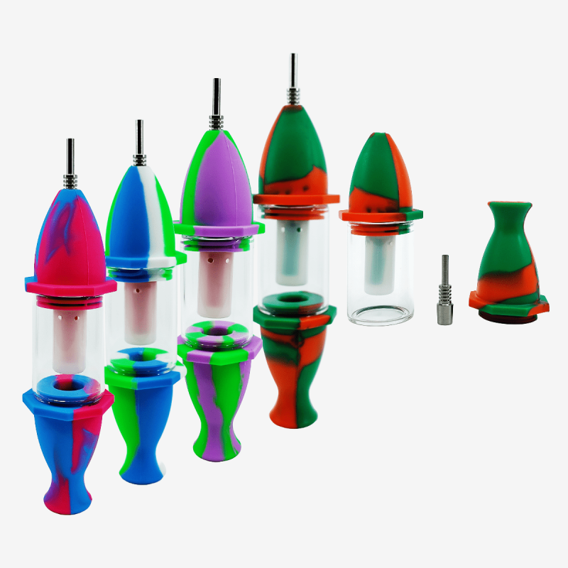 Handcrafted glass smoking pipe product image – Pipe420