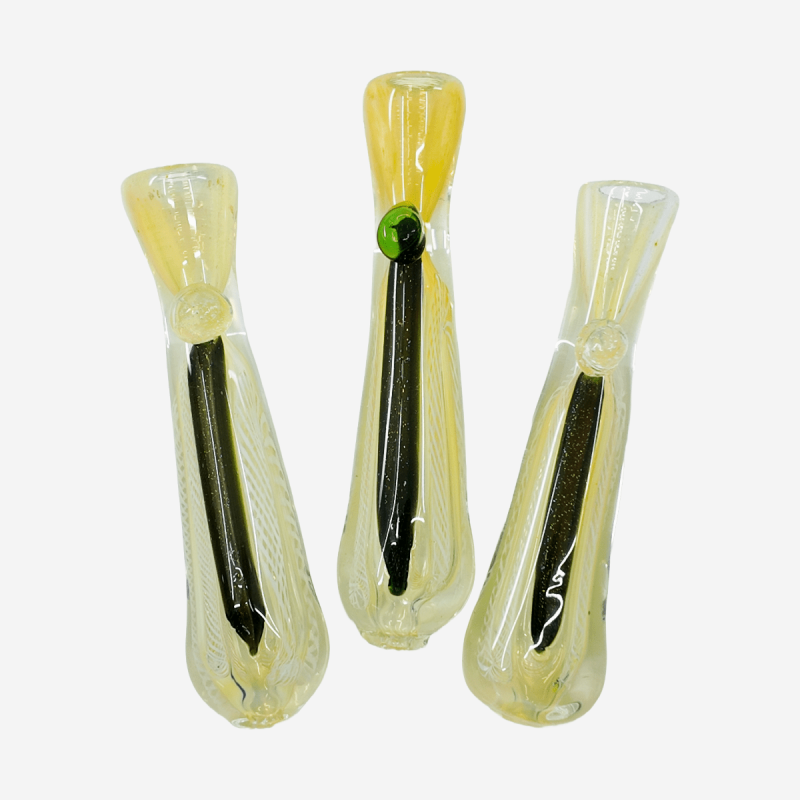 Silver inside one hitter pipe – Pipe King LLC LA Wholesale Smoke Shop and Accessories