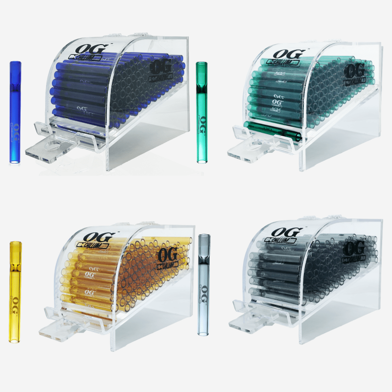 Variety pack 100 OG Chillum one-hitter with 5 color options – Pipe King LLC LA Wholesale Smoke Shop and Accessories