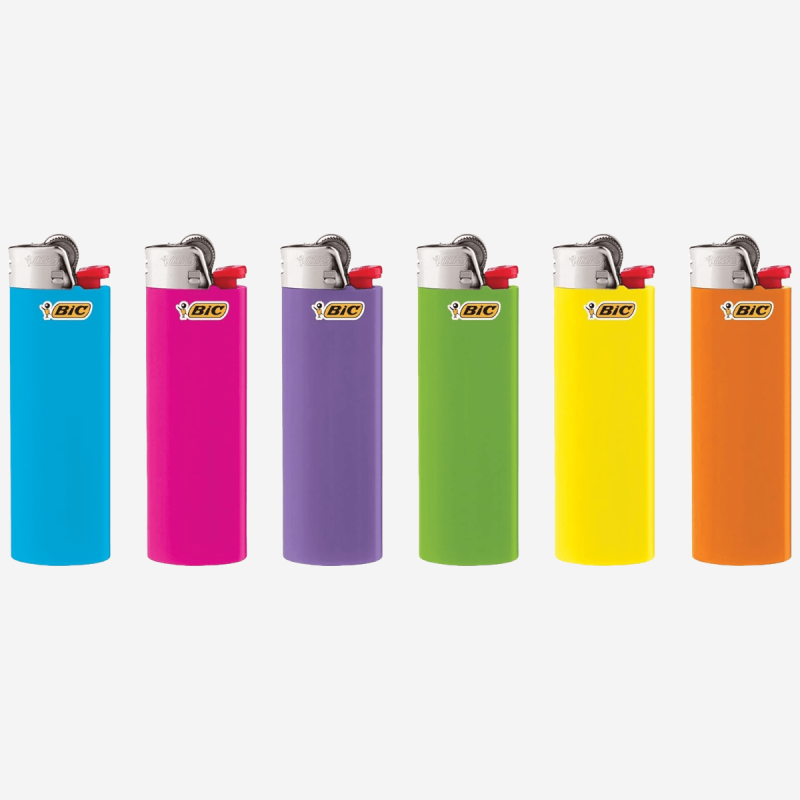 Pack of 50 BIC classic pocket lighters – Pipe King LLC LA Wholesale Smoke Shop and Accessories