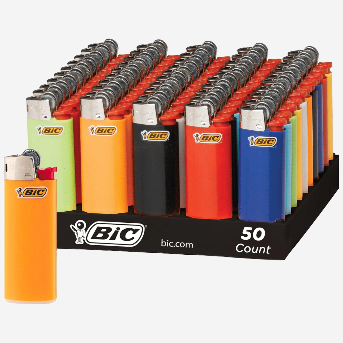 Untitled-2024-09-26T142759.988.png Mini pocket lighters by BIC, 50 units pack – Available at Pipe King LLC LA Wholesale Smoke Shop
