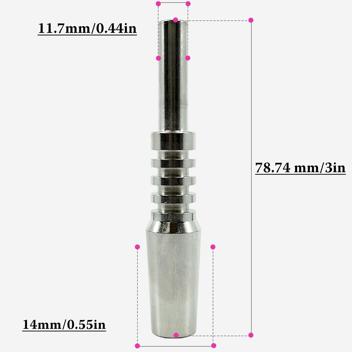 Untitled-2024-10-01T163904.611.png Titanium dab nails 14mm with included clippers, set of 5 – Pipe King LLC LA Wholesale Smoke Shop and Accessories