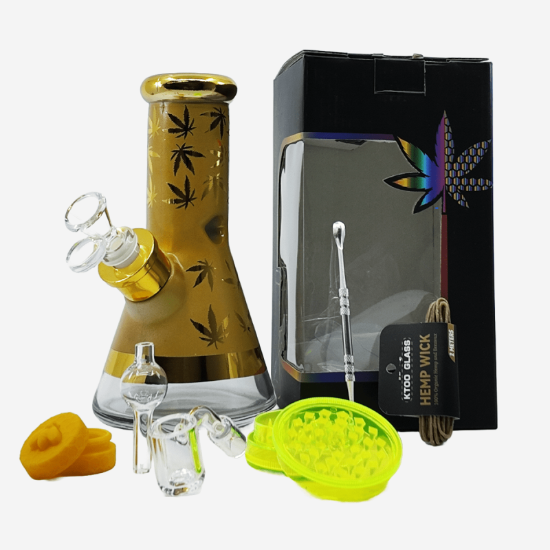 Wholesale 8 inch Marijuana beaker bong – Pipe King LLC LA Wholesale Smoke Shop and Accessories