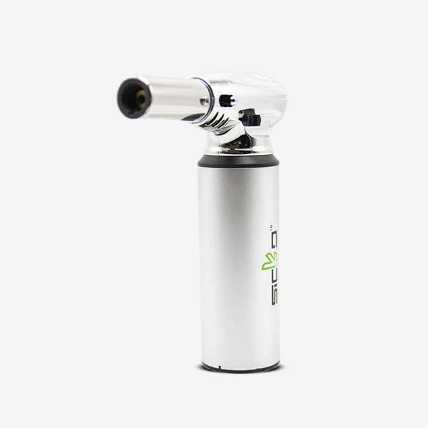 SKT-003 Multipurpose Gas Micro Torch a silver and black gas lighter