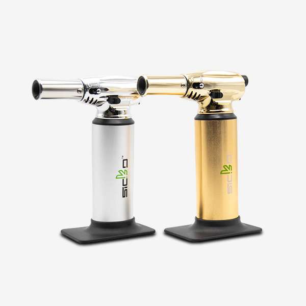 a pair of lighters on a white background