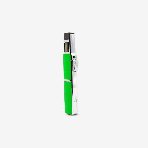Sicko SKO-008 Torch Lighter a green and silver lighter