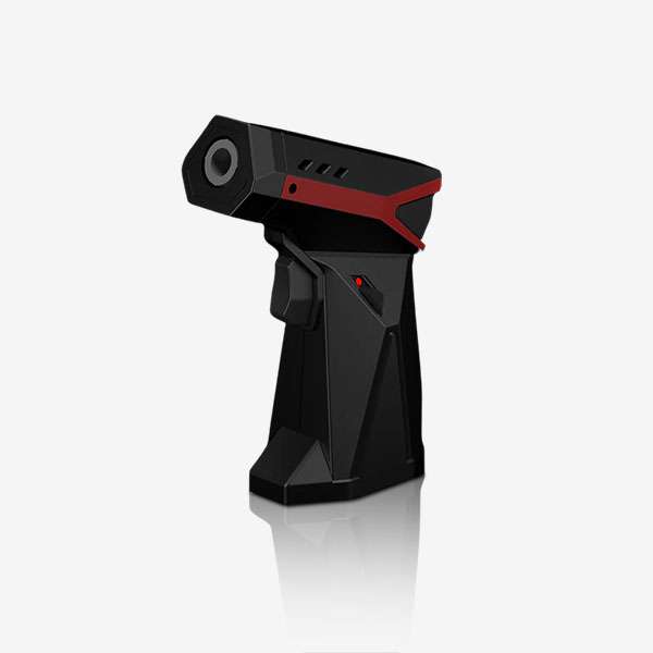 MVNT-003 Phantom Torch Lighter – Futuristic jet torch with ergonomic grip, powerful 5-inch flame, and durable metal base. Ideal for dabbing, culinary use, or wholesale smoke shop inventory.