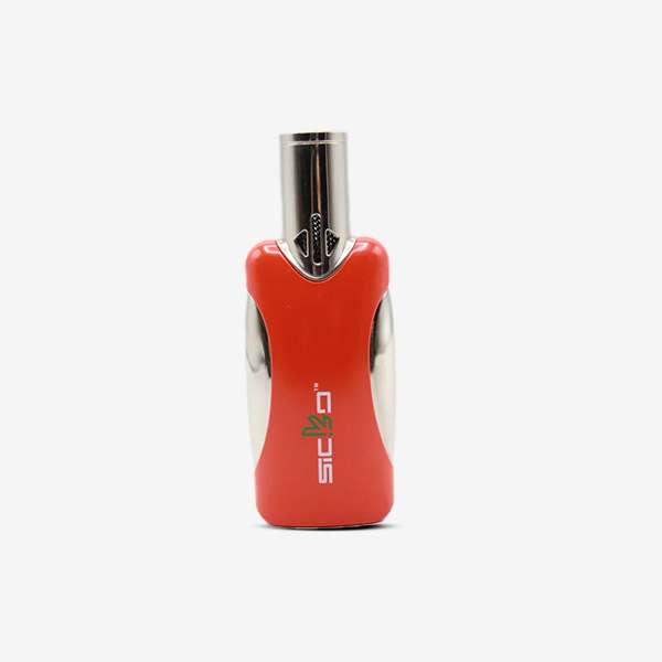 Sicko SKO-007 Torch Lighter – compact ergonomic butane torch with wind-resistant flame and refillable tank, available in 5 stylish colors.