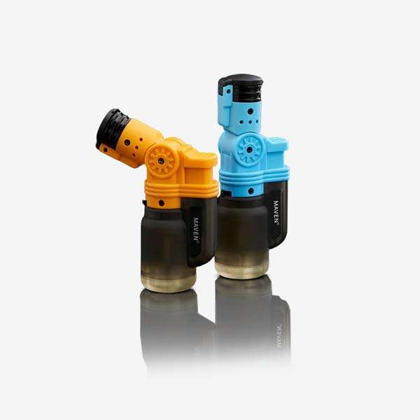 MAVEN Tuner – 5 Pack MAVEN Tuner Torch Lighter – 5 Pack of sleek, refillable jet flame lighters in Black, Red, Blue, Green, and White. Ideal for personal use and wholesale smoke shop supply.