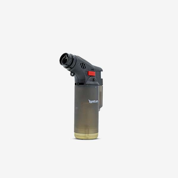 Ignitus Mini Jet Torch Ignitus Mini Jet Torch – Refillable pocket-size lighter with windproof flame, available in Green, Light Blue, Black, Blue, and Red for wholesale smoke shop supply.
