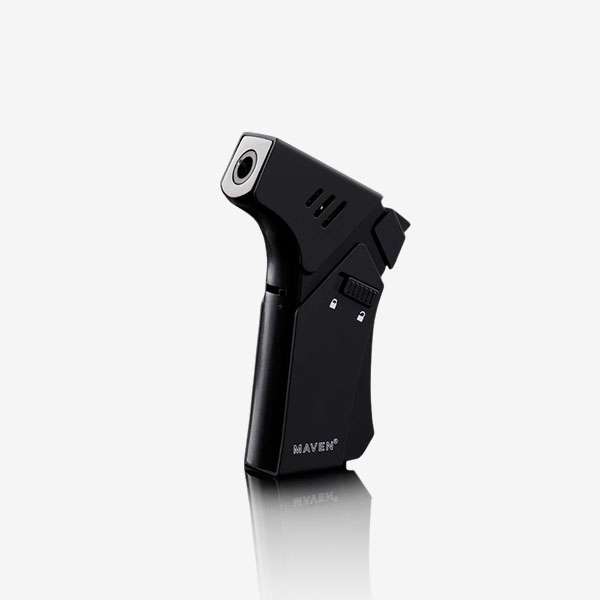 Maven Pro Torch – Powerful Butane Table Torch Maven Pro Butane Torch in Black, Green, and Purple – High-performance table torch with windproof flame, ergonomic grip, and refillable tank. Perfect for wholesale smoke shop supply.