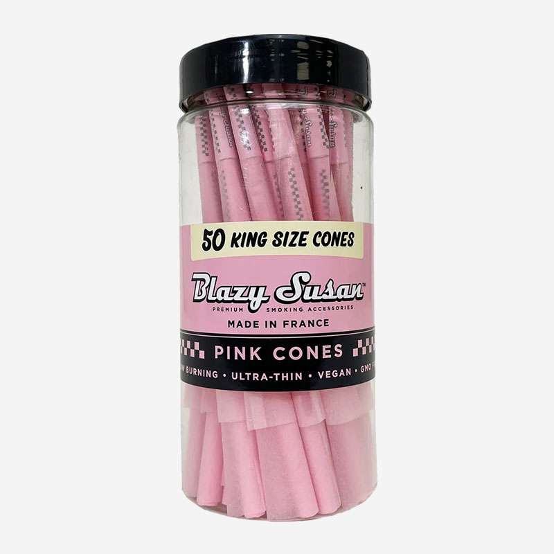Blazy Susan Pink Pre-Rolled Cones - King Size (50 Count)