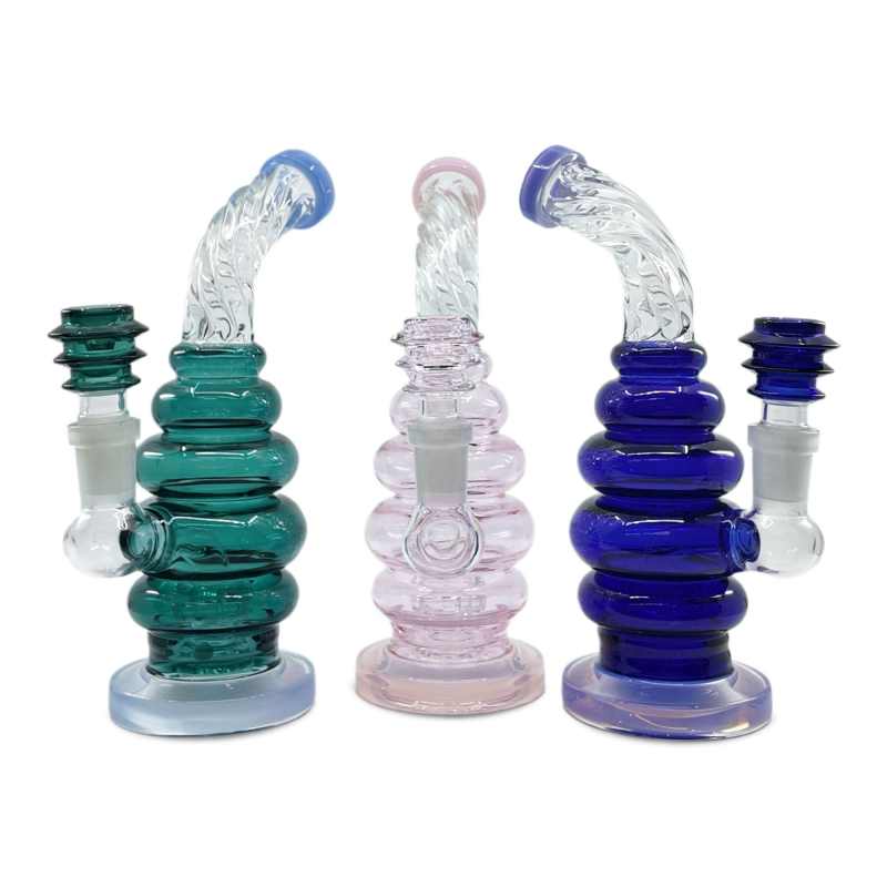 7" Spiral Dab Rig - Mixed Colors
