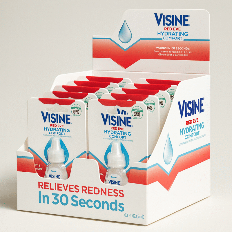 Visine Red Eye Hydrating Comfort - 12 Pack Display