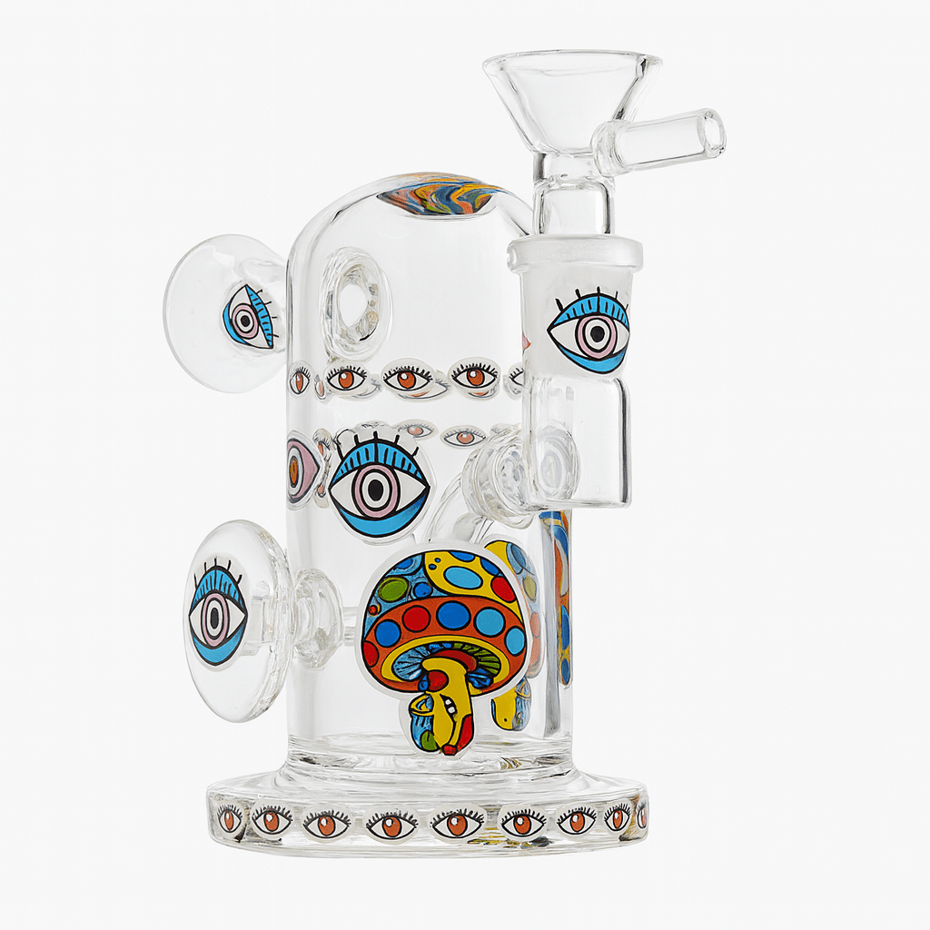 Psychedelic Eye & Sponge Dab Rig