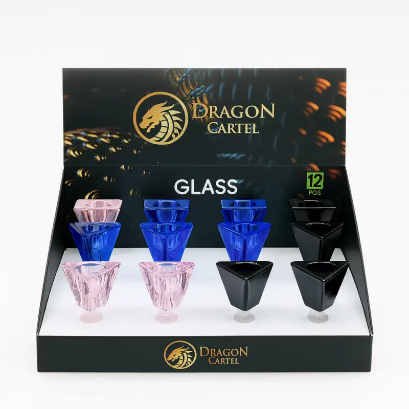 Triangle Cut Glass Bowl