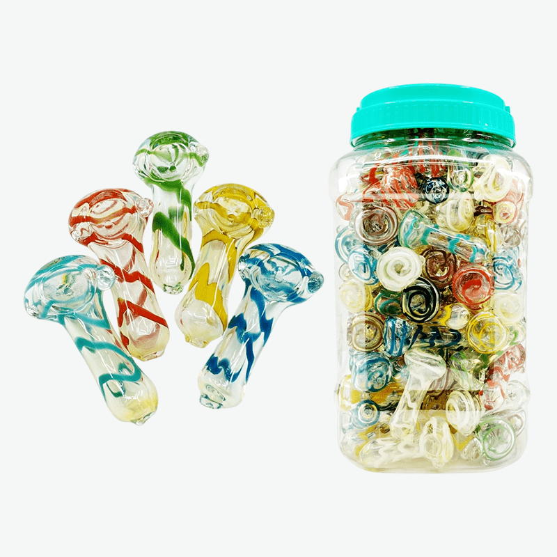 2.5" Swirl Mini Jar Handpipe