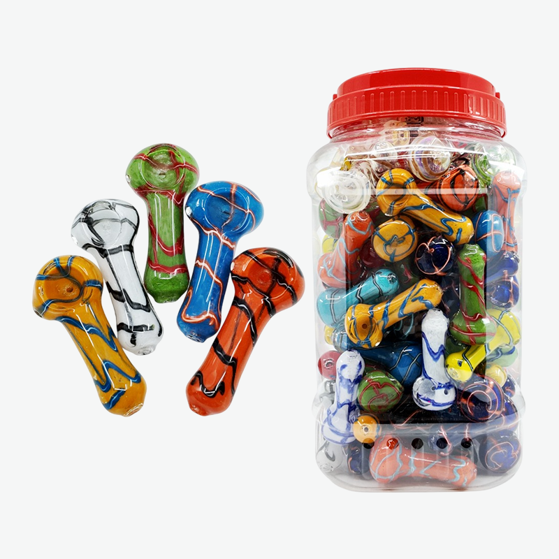 2.5" Thick Color-Web Mini Handpipe