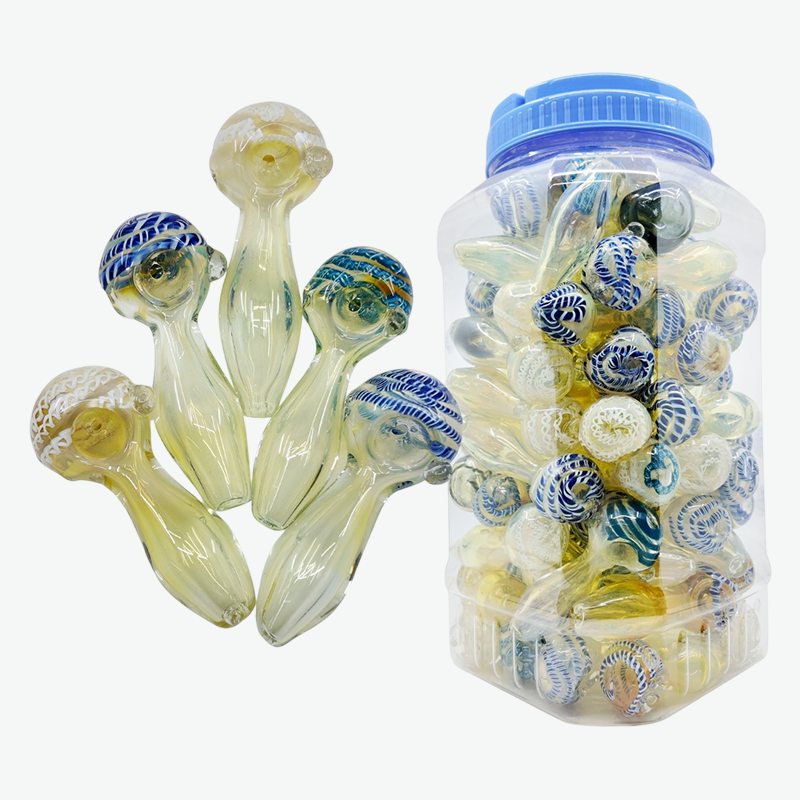 3" Fumed Twist-Dome Mini Handpipe