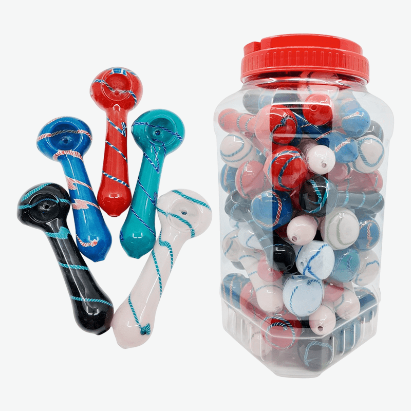 4" Classic Twist-Stripe Handpipe